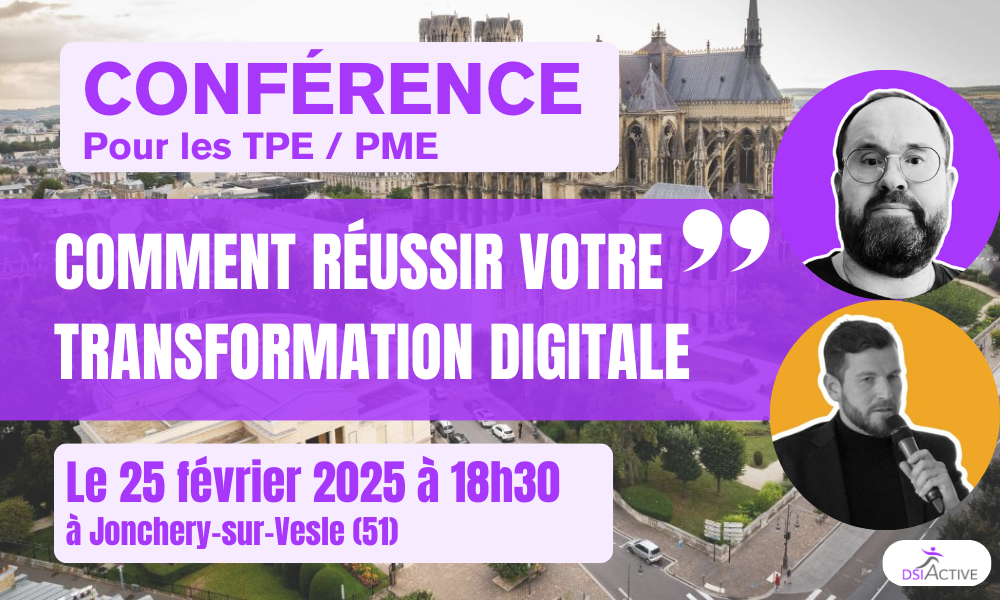 Comment réussir votre transformation digitale le 25 février à Jonchery-sur-Vesle (51)