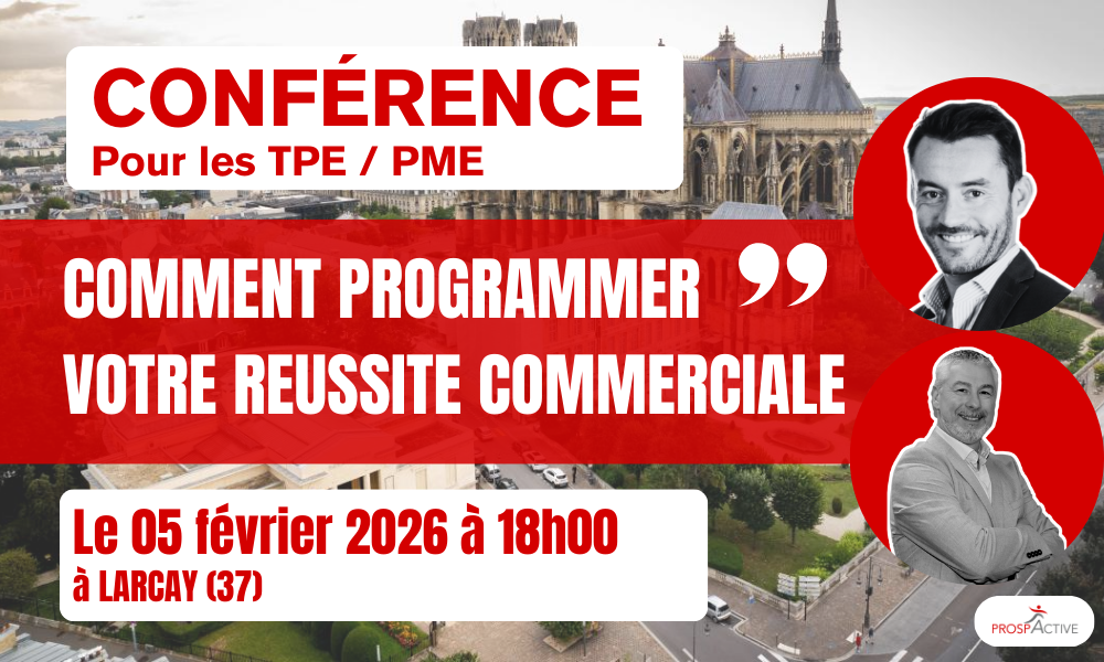 Programmer votre réussite commerciale à Larçay (37)